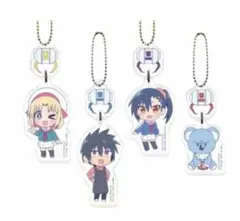 ゲーセン少女と異文化交流　クレーンゲーム風アクリルキーホルダー 全4種