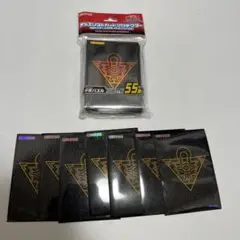 遊戯王 公式スリーブ 千年パズル 新品55枚＋中古7枚