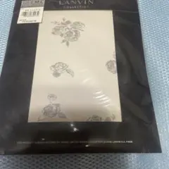 LANVIN ローズ柄 ストッキング M〜L 白系（615 シェルブール）