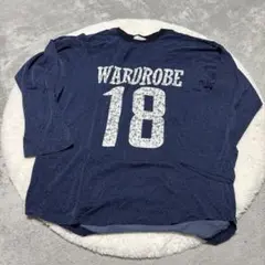 WARDROBE 18 ロングスリーブシャツ ネイビー
