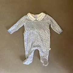 JojoMamanBebe 花柄ロンパース(70cm未満)