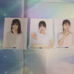 つばき　トレカ写真3枚　ひなーず　（石井泉羽・村田結生・土居楓奏）　3枚組