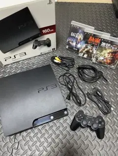 PS3 CECH-3000A 160GB 本体・付属品一式+ソフト・HDMI付