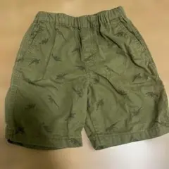 UNIQLO 短パン　120 恐竜　カーキ