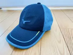 MIZUNO キャップ 帽子 ブルー　紺 子供　ジュニア