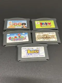ゲームボーイアドバンス用ソフト5本