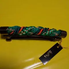 新品 組み紐 バレッタ