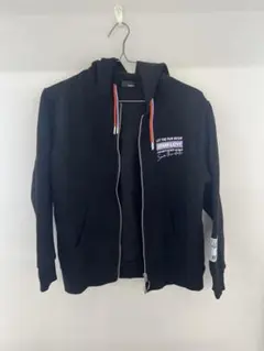 古着　JENNI love　ジェニィラブ　フルジップパーカー　黒　150
