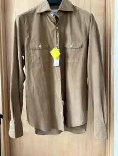 新品・未使用 giannetto ジャンネット 細畝コーデュロイシャツ 秋冬