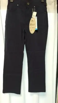 【新品・未使用】TAKAQ 美シャイン リネン混ストレッチ アンクルパンツ