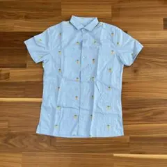 【早いもの勝ち】TORI RICHARD 半袖シャツ XS パイナップル刺繍