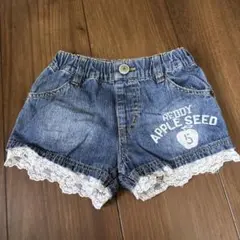 reddy appleseed ベビー　ショートパンツ　デニム　100