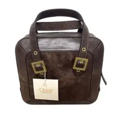 最終値下げ Chloe クロエ レザー ミニハンドバッグ ヴィンテージ