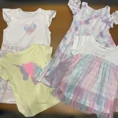 ユニコーンデザインTシャツ ・ワンピース130cm