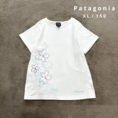 パタゴニア キッズ GIRL'S ガールズ 150 花柄 Tシャツ 半袖