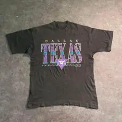 【ヴィンテージ】90’sTEXAS スーベニアTシャツ　雄牛古着usedTSM4