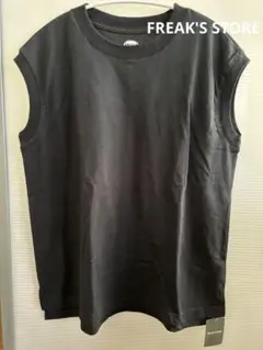 【新品】FREAK'S STORE ノースリーブ Tシャツ ブラック