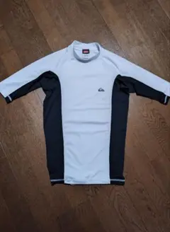 Quiksilver ラッシュガード XS ホワイト/ブラック