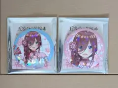五等分の花嫁　中野三玖　ホログラム缶バッジ