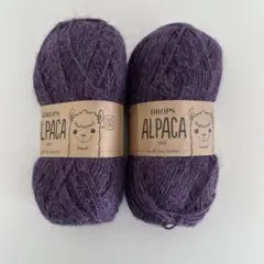 Drops ALPACA ドロップス　アルパカ　50g×2 パープル