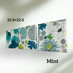 【No.75】花と葉のデザイン ファブリックパネルセット