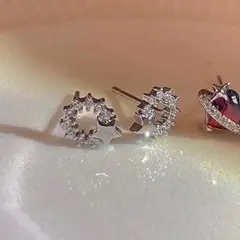 星 レディース フォーマル S925 メンズ シルバー 入学式 ピアス シンプル
