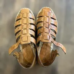 TORY BURCH ブラウン エスパドリーユサンダル