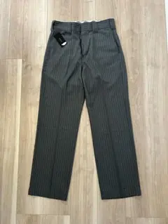Dickies ストライプ スラックス グレー　新品、未使用