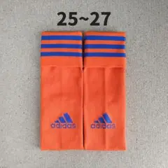 アディダス サッカー ストッキング M 25〜27cm オレンジ×ブルー