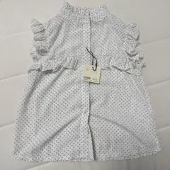 値下げ★NWITH. エヌウィズ　ドットブラウス【新品未使用タグ付き】