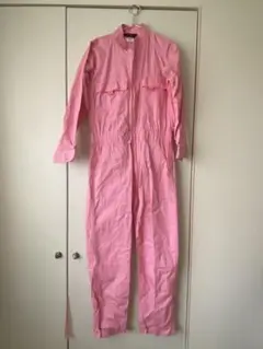 ピンク 長袖オールインワン