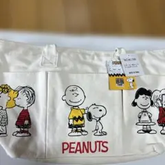 PEANUTS トートバッグ アイボリー