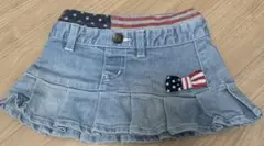 TOMMYHILFIGER ビンテージ加工　 デニム　スカート　80