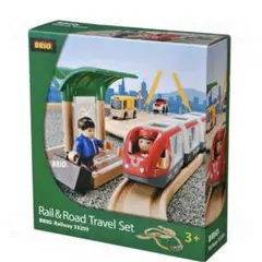 ブリオ 電車 Railu0026Road Travel Set