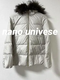 nano univese ナノユニバース 西川ダウン フードショートダウン