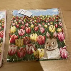 【FEILER】コスメキッチン　チューリップラビット　巾着