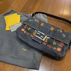 FENDI バゲットバッグ ビーズ刺繍