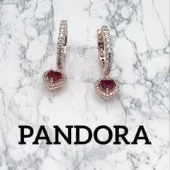 PANDORAピアス37☆レッド