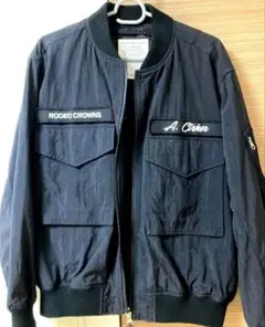RODEO CROWNS MA-1ジャケット ブラック　レディース　ブルゾン