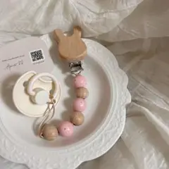 おしゃぶりホルダー⌇⌇出産祝い プチギフト ベビー用品 名入れ可能