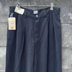 デッドストック　大森企画　テンセル　2タックパンツ メンズ テンセルジーンズ