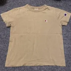 Champion ベージュ Tシャツ