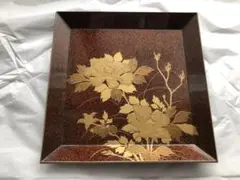 金蒔絵 四方盆