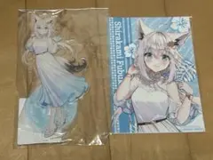 ホロライブ　DMMスクラッチくじ　C賞　白上フブキ　アクリルスタンド　ブロマイド