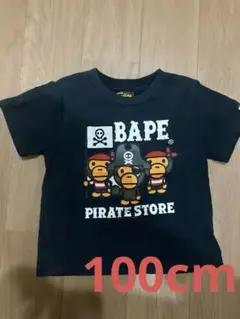 BAPE パイレーツストア Tシャツ 100cm 黒