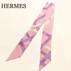 ⭐️美品⭐️ HERMES エルメス ツイリー スカーフ ボルデュック リボン柄