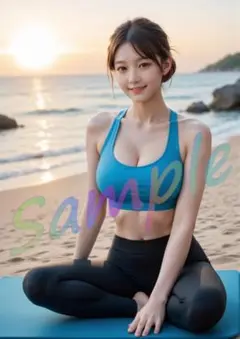 GP062　1点物 A4ポスター AI 写真 リアル 美女 グラビア 彼女