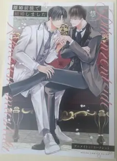 特典のみ：アニメイト特典 離婚前提で結婚しました 慧