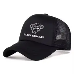 新品 BLACK BANANAS プリント メッシュ キャップ 野球帽 帽子