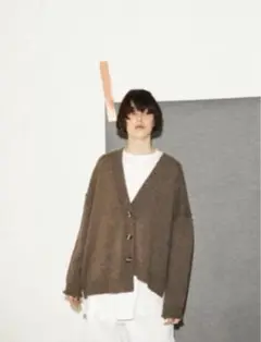 ナゴンスタンス アシンメトリーカーディガン